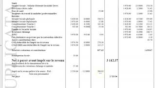 P4 Le calcul des cotisations sociales dans le bulletin de paye [upl. by Yknarf]