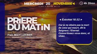 PRIERE DU MATIN  MERCREDI 20 NOVEMBRE 2024  LA VOIE DU MECHANT  Fr BIGOT LUXONER [upl. by Hanikehs]