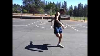 Tutorial on Double Spinning Footbag Tricks by Skyler Lon Smith [upl. by Marvella466]