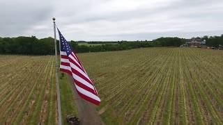 Laurita Winery  Drone FlyBy May 21 2017 quotFB Live Footagequot [upl. by Crotty]