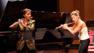 Larrieu Flute Competition Nice 2015 Gala Concert  Sibel Silvia amp Laetitia [upl. by Bearnard947]