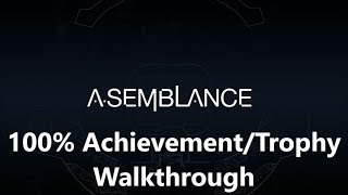 Asemblance Xbox One Achievement Walkthrough [upl. by Genet]