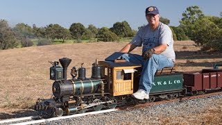 Firing up the Allen Models Fitchburg Northern Live Steam Locomotive [upl. by Nabois]