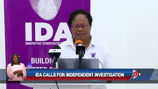 IDA Calls For Independent Investigation [upl. by Hagai704]