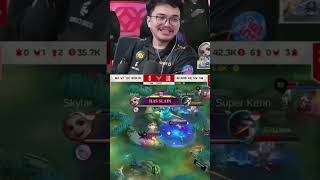 Reaksi RRQ VS BTR Game 2 mobilelegends mlbb [upl. by Selin]