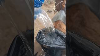 Filling water in the chambar kept in the car [upl. by Dranoel]