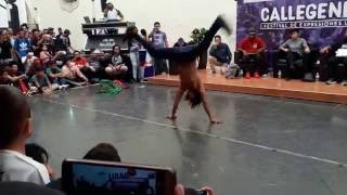 POWER MOVES b boy gato vs b boy ojon B BOY CITY 2016 [upl. by Gerbold]