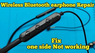 bluetooth Earphones Repair  Fix one side not working [upl. by Eidas]