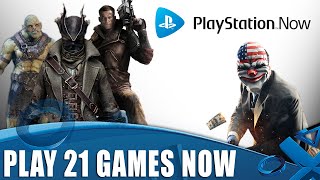 Play These 21 Amazing PS4 Games Instantly  On PlayStation Now [upl. by Gregory]