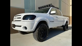 1st Gen Toyota Tundra 4x4 limited with a SRM 100 Go Rhino roof rack installation [upl. by Mackoff993]