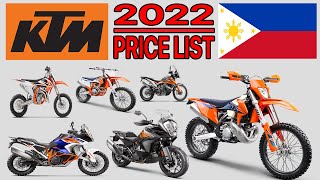 KTM Motorcycle Price List In Philippines 2022 [upl. by Alexine]