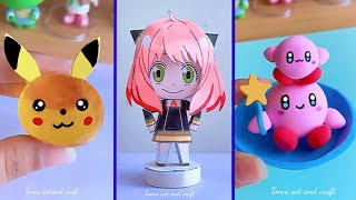 Easy kawaii paper craft  how to make paper craft for school  Tonni art and craft [upl. by Miarhpe]