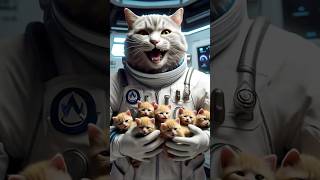 Cute Cat is Giving Birth on Planet Mars Funny Story cat kitten cute funny story [upl. by Morgan]