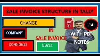 HOW TO CHANGE COMPANY NAME CONSIGNEE AND BUYER DETAILS IN TALLY PRIME  USING  TDL [upl. by Lucania]