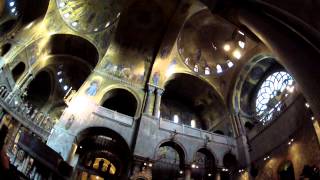 Inside St Marks Basilica  Venice Italy [upl. by Arhoz]