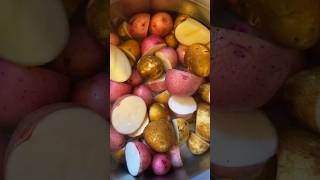 Hot German Potato Salad In Under A Minute [upl. by Ahseym697]