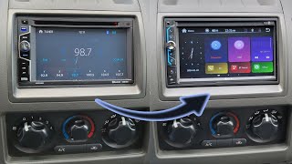 How to Install a 7in Touch Screen Radio for a Nissan Frontier [upl. by Akerdna593]