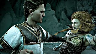 God of War 5 Ragnarok  Heimdall Beats Up Thor Daughter amp Atreus Scene 4K 60FPS PS5 [upl. by Davita]