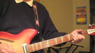 Rickenbacker Guitar 36012 Demo with What Youre Doing Beatles [upl. by Lang]