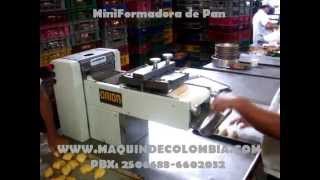 Mini formadora de pan Maquin de Colombia [upl. by Algie681]