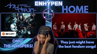 ENHYPEN Daydream Official Track Video amp HOME Official MV Reaction  LIVelyAntics [upl. by Decrem]