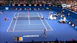 Ana Ivanovic vs Samantha Stosur Australian Open 2014 Highlights [upl. by Merri]