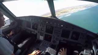 Mogadishu HCMM Cockpit view close teardrop approach rwy 05 [upl. by Bello]