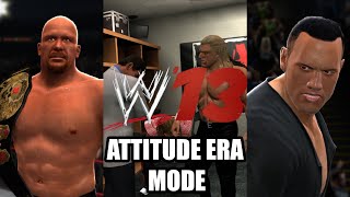 The ENTIRE WWE 13 Attitude Era Mode in 1 video [upl. by Malilliw]