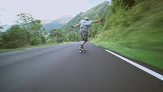 downhill skateboarding in the pyrenees [upl. by Alabaster]