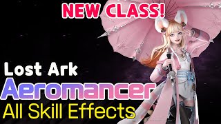 LostArk New Class Aeromancer All skill effects [upl. by Russian]