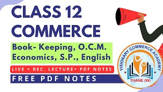 12th Commerce Maharashtra Board Exam Prep 202425 ALL SUBJECTS COVERED [upl. by Meil]