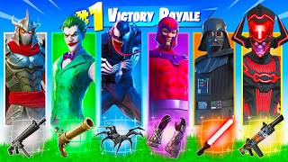 The RANDOM SUPER VILLAIN BOSS Challenge Fortnite [upl. by Brok]