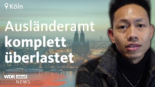 Einbürgerungen im Kölner Ausländeramt Mehr als 1 Jahr Wartezeit  WDR aktuell [upl. by Oetam96]