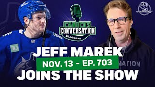 Canucks extinguish the Flames ft Jeff Marek  Canucks Conversation Live [upl. by Gerald425]