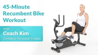 45Minute Recumbent Bike Workout [upl. by Etienne]