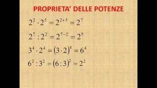 Ripetizioni di matematica  Proprietà delle potenze Videolezioni online [upl. by Eenahc]