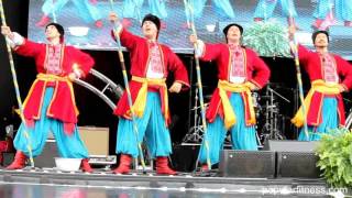 Swords and Spears  Cossack Dance  Vesnianka  Toronto Ukrainian Festival [upl. by Yesima977]