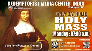 Catholic Holy Mass 12th August Monday [upl. by Annaes190]