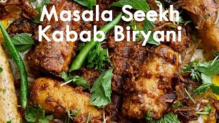 Ultimate Chicken Seekh Kabab Biryani Secrets  Quick Recipe for Seekh Kabab Biryani [upl. by Gower]