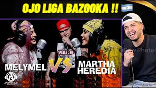 MELYMEL vs MARTHA HEREDIA  Batalla con DJ Scuff  REACCION CHILENO 🇨🇱 [upl. by Jermayne]