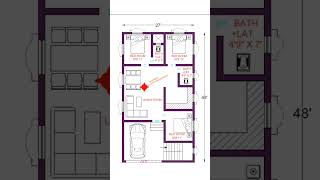 27 X 48  House Plan  House Design  Home Plan  Home Design  Engineer Aruljothi [upl. by Greer440]