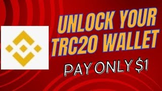 How to get your TRC20 wallet address on binance and pay just 1 on transfer fee on USDT [upl. by Zink]