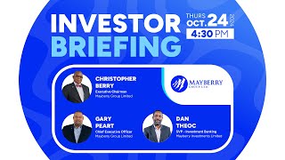 Mayberry Investments Limited Investor Briefing  MGL [upl. by Killoran]