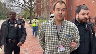 Nashville Scene Reporter Arrested at Vanderbilt Protest [upl. by Joed]