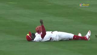 Didi Gregorius Makes A Ridiculous OverTheShoulder Catch [upl. by Chlores237]