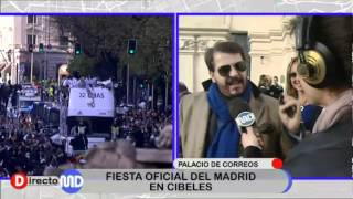 Celebración en Cibeles de la 32ª Liga del Real Madrid [upl. by Nevuer]