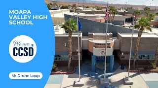 Moapa Valley High School  4k Drone Loop [upl. by Nirahs]