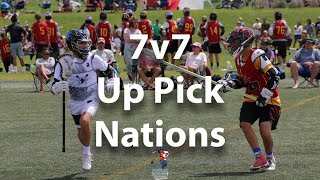 7v7 Up Pick Nations Offense  Lacrosse  POWLAX [upl. by Trilley207]