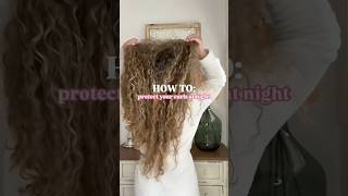 How To Protect your curls at night curlyhair haircare hair [upl. by Grewitz]