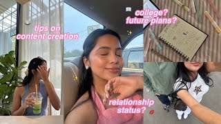 Answering all your QUESTIONS✨college courses tips relationships amp more [upl. by Araem588]